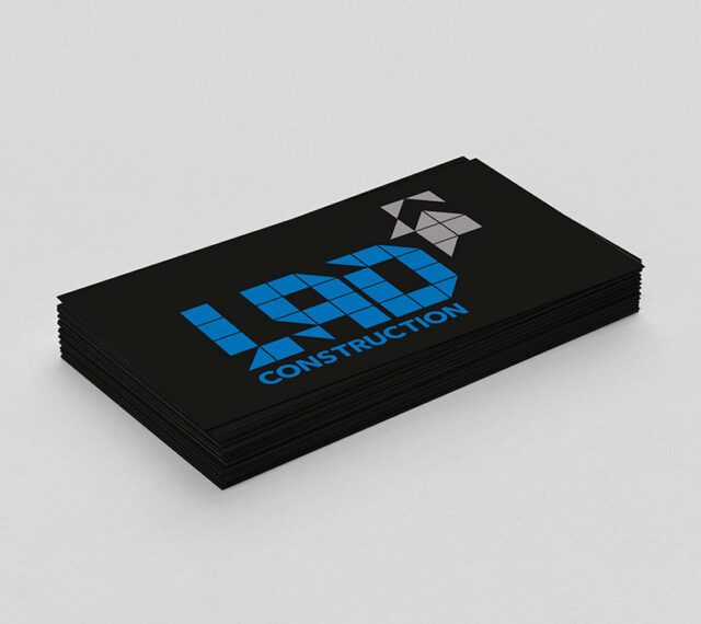 LAD Construction Business Cards